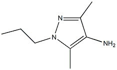 3,5-dimethyl-1-propyl-1H-pyrazol-4-amine Structure