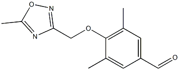 3,5-dimethyl-4-[(5-methyl-1,2,4-oxadiazol-3-yl)methoxy]benzaldehyde