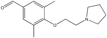 3,5-dimethyl-4-[2-(pyrrolidin-1-yl)ethoxy]benzaldehyde