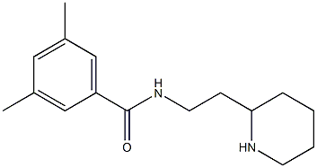 3,5-dimethyl-N-(2-piperidin-2-ylethyl)benzamide|