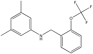 3,5-dimethyl-N-{[2-(trifluoromethoxy)phenyl]methyl}aniline