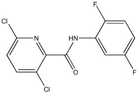 3,6-dichloro-N-(2,5-difluorophenyl)pyridine-2-carboxamide Structure