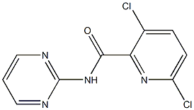 3,6-dichloro-N-(pyrimidin-2-yl)pyridine-2-carboxamide Structure