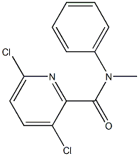 3,6-dichloro-N-methyl-N-phenylpyridine-2-carboxamide Struktur