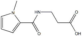 3-[(1-methyl-1H-pyrrol-2-yl)formamido]propanoic acid Structure