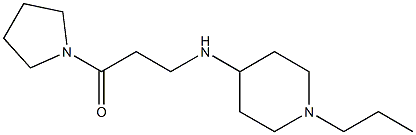  3-[(1-propylpiperidin-4-yl)amino]-1-(pyrrolidin-1-yl)propan-1-one