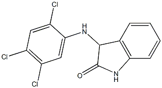  3-[(2,4,5-trichlorophenyl)amino]-2,3-dihydro-1H-indol-2-one