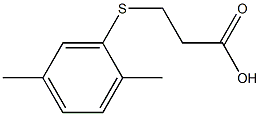 3-[(2,5-dimethylphenyl)thio]propanoic acid