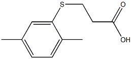  3-[(2,5-dimethylphenyl)thio]propanoic acid