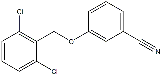 3-[(2,6-dichlorophenyl)methoxy]benzonitrile Struktur