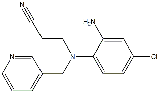 3-[(2-amino-4-chlorophenyl)(pyridin-3-ylmethyl)amino]propanenitrile