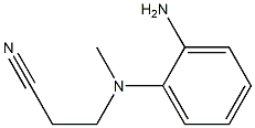 3-[(2-aminophenyl)(methyl)amino]propanenitrile Struktur