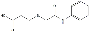 3-[(2-anilino-2-oxoethyl)thio]propanoic acid