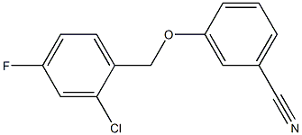 3-[(2-chloro-4-fluorophenyl)methoxy]benzonitrile