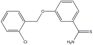 3-[(2-chlorophenyl)methoxy]benzene-1-carbothioamide