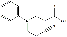 3-[(2-cyanoethyl)(phenyl)amino]propanoic acid