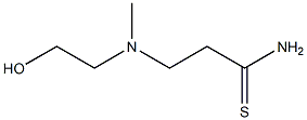 3-[(2-hydroxyethyl)(methyl)amino]propanethioamide