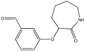 3-[(2-oxoazepan-3-yl)oxy]benzaldehyde Structure