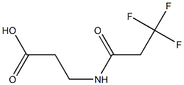 3-[(3,3,3-trifluoropropanoyl)amino]propanoic acid Struktur