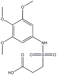 3-[(3,4,5-trimethoxyphenyl)sulfamoyl]propanoic acid