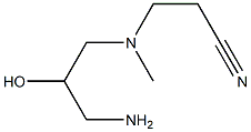 3-[(3-amino-2-hydroxypropyl)(methyl)amino]propanenitrile