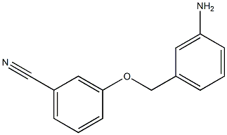 3-[(3-aminophenyl)methoxy]benzonitrile