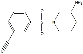 3-[(3-aminopiperidine-1-)sulfonyl]benzonitrile