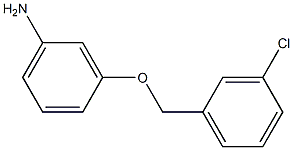 3-[(3-chlorophenyl)methoxy]aniline