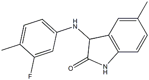 3-[(3-fluoro-4-methylphenyl)amino]-5-methyl-2,3-dihydro-1H-indol-2-one