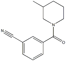 3-[(3-methylpiperidin-1-yl)carbonyl]benzonitrile