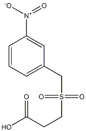 3-[(3-nitrobenzyl)sulfonyl]propanoic acid