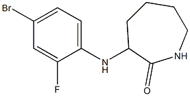 3-[(4-bromo-2-fluorophenyl)amino]azepan-2-one