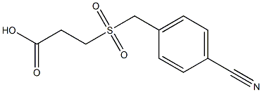 3-[(4-cyanobenzyl)sulfonyl]propanoic acid|