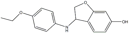 3-[(4-ethoxyphenyl)amino]-2,3-dihydro-1-benzofuran-6-ol
