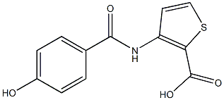 3-[(4-hydroxybenzene)amido]thiophene-2-carboxylic acid|