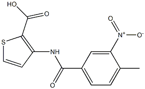 3-[(4-methyl-3-nitrobenzene)amido]thiophene-2-carboxylic acid