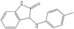 3-[(4-methylphenyl)amino]-2,3-dihydro-1H-indol-2-one 结构式