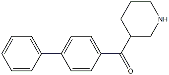  3-[(4-phenylphenyl)carbonyl]piperidine