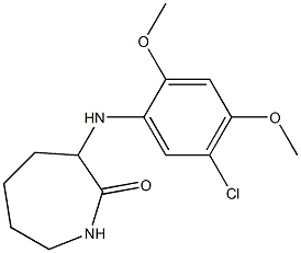 3-[(5-chloro-2,4-dimethoxyphenyl)amino]azepan-2-one