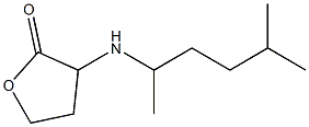 3-[(5-methylhexan-2-yl)amino]oxolan-2-one 结构式