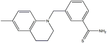  3-[(6-methyl-1,2,3,4-tetrahydroquinolin-1-yl)methyl]benzene-1-carbothioamide