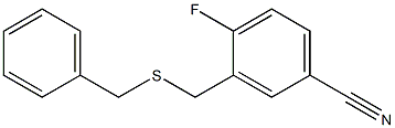 3-[(benzylsulfanyl)methyl]-4-fluorobenzonitrile
