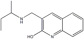 3-[(butan-2-ylamino)methyl]quinolin-2-ol|