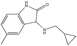 3-[(cyclopropylmethyl)amino]-5-methyl-2,3-dihydro-1H-indol-2-one Structure