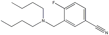 3-[(dibutylamino)methyl]-4-fluorobenzonitrile