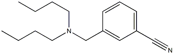 3-[(dibutylamino)methyl]benzonitrile,,结构式