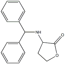 3-[(diphenylmethyl)amino]oxolan-2-one 化学構造式