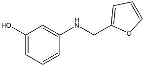 3-[(furan-2-ylmethyl)amino]phenol Structure