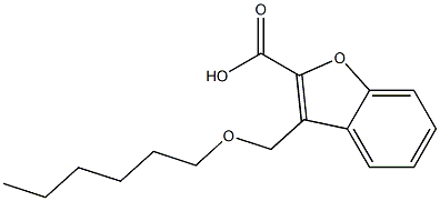  3-[(hexyloxy)methyl]-1-benzofuran-2-carboxylic acid