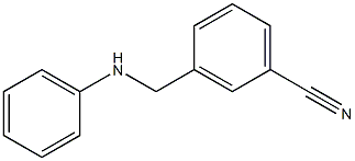 3-[(phenylamino)methyl]benzonitrile Structure